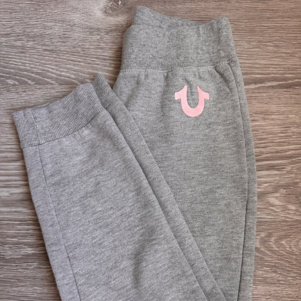 True Religion Kids Joggers – Excellent Condition, Gray